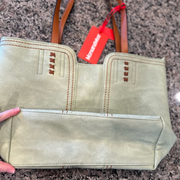 NWT✨Montana West Tote Bag Top Handle
Satchel Oversized Shoulder Hobo PU Leather - Picture 5 of 11